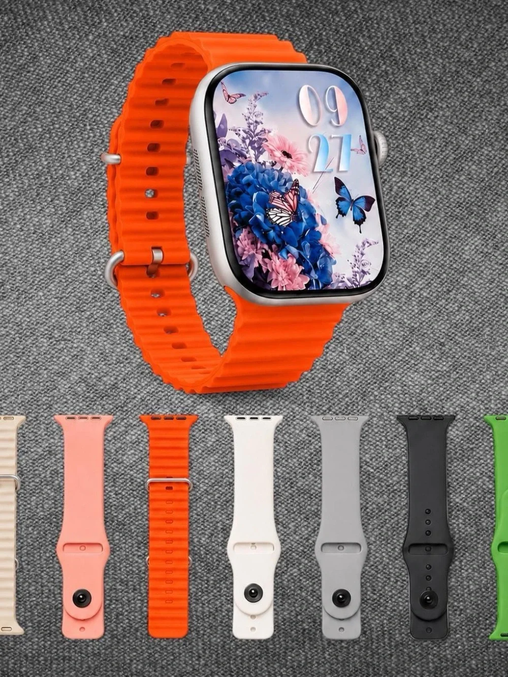 Brand New Sealed GUS-07 AMOLED Series 11 Watch 7 In 1 Set With 7 Bands